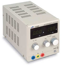 DC-Netzgerät 0 - 20 V, 0 - 5 A (230 V, 50/60 Hz)