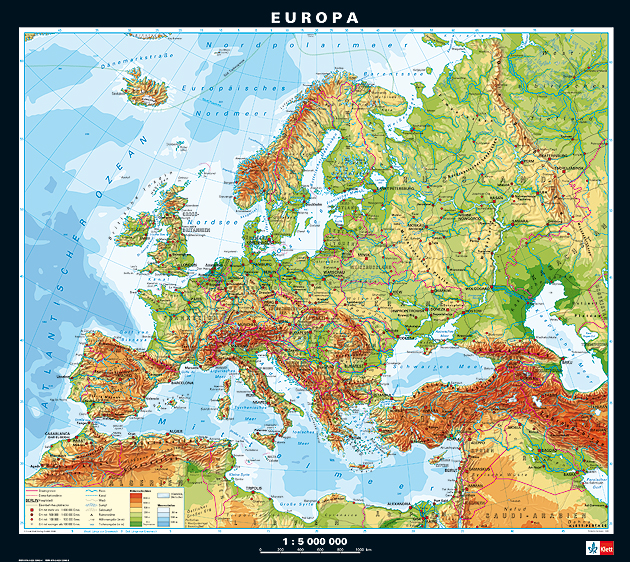 Europer Karte - europakarte - Ecosia / In europa leben heute rund 743,1