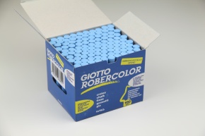 Robercolor-Kreide, blau, 100 Stück im Karton, rund,  Ø 10 mm
