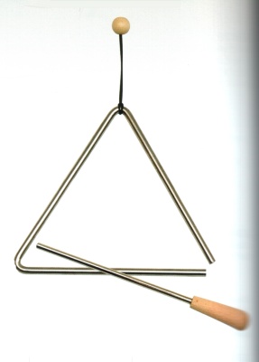 Triangel 10cm, 4 Zoll, aus hochwertigem Klangstahl
