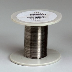 Eisendraht, Durchmesser 0,2 mm, 100m auf Spule