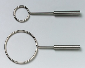 Ring an Stab, Ringdurchmesser: 30 mm, Stab: 60 x 10 mm Ø