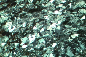 Suevit (Impaktit Breccie), Gesteinsdünnschliff Dauerpräparat