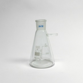 Erlenmeyerkolben mit seitlicher Olive, Normschliff, NS 29, Inhalt: 250 ml