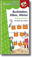 mini-Lük Heft Buchstaben, Silben, Wörter