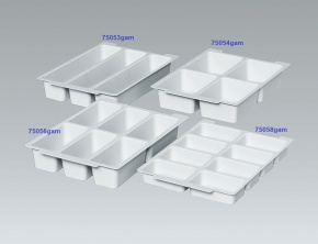 Einsatz, mit 8 Fächern, Facheinsätze